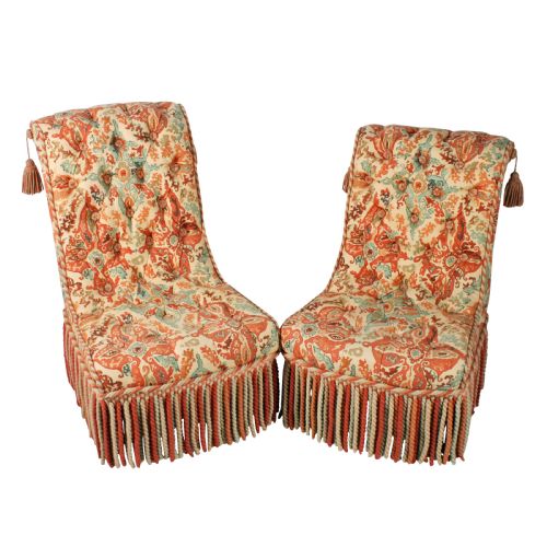 Pair of Victorian Easy Chairs