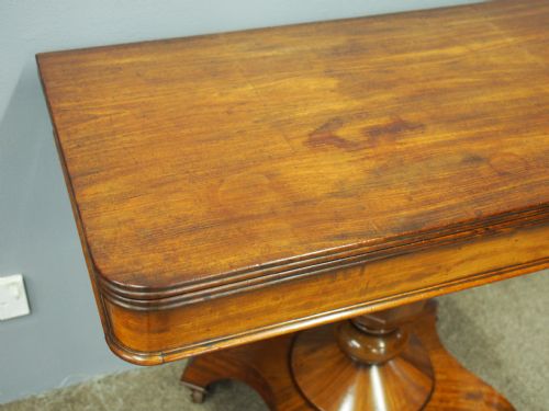 WILLIAM IV MAHOGANY FOLD OVER TABLE - ADDITIONAL PHOTO 4