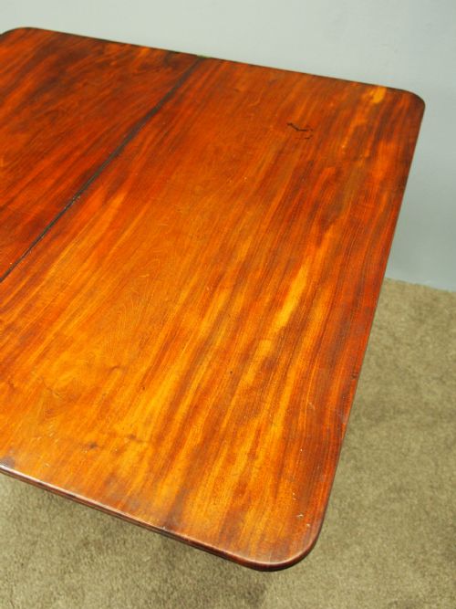 WILLIAM IV MAHOGANY FOLD OVER TABLE - ADDITIONAL PHOTO 10