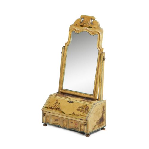 Victorian Japanned Toilet Mirror