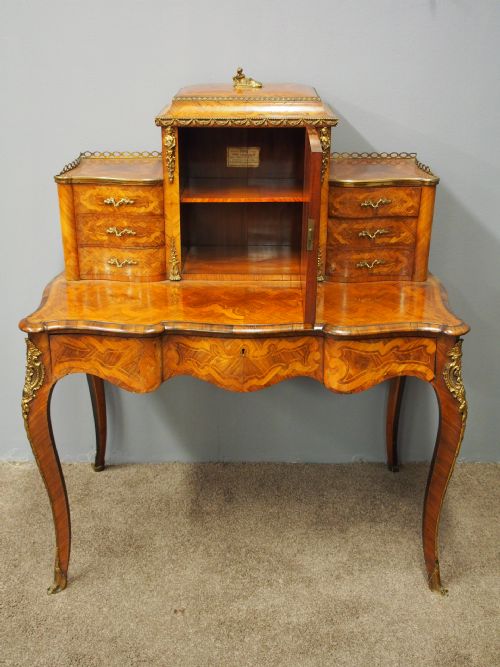 VICTORIAN FRENCH BONHEUR DU JOUR BY ROBERT STRACHAN AND CO - ADDITIONAL PHOTO 1