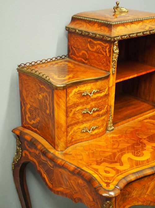 VICTORIAN FRENCH BONHEUR DU JOUR BY ROBERT STRACHAN AND CO - ADDITIONAL PHOTO 2