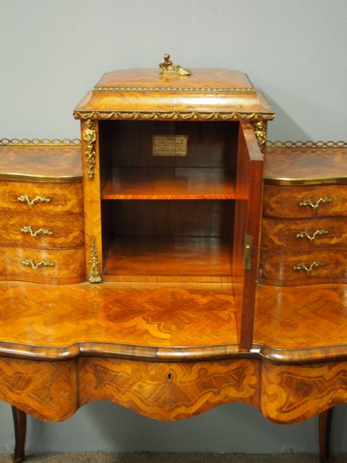 VICTORIAN FRENCH BONHEUR DU JOUR BY ROBERT STRACHAN AND CO - ADDITIONAL PHOTO 4