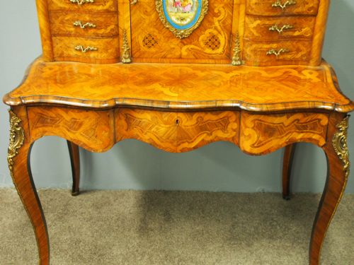 VICTORIAN FRENCH BONHEUR DU JOUR BY ROBERT STRACHAN AND CO - ADDITIONAL PHOTO 10