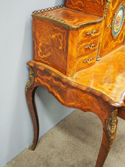VICTORIAN FRENCH BONHEUR DU JOUR BY ROBERT STRACHAN AND CO - ADDITIONAL PHOTO 14