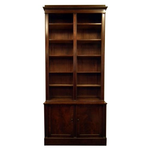 Mahogany Open Bookcase by William Trotter of Edinburgh

