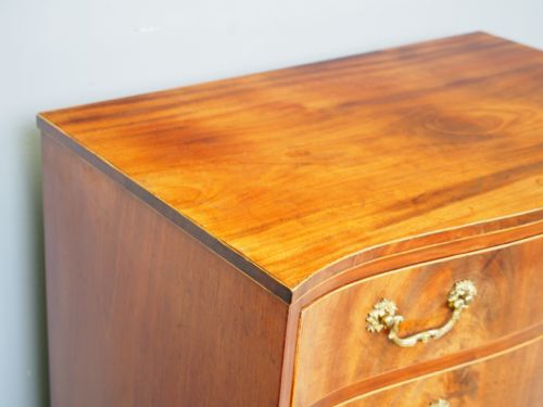 HEPPLEWHITE STYLE INLAID MAHOGANY CHEST OF DRAWERS - ADDITIONAL PHOTO 5