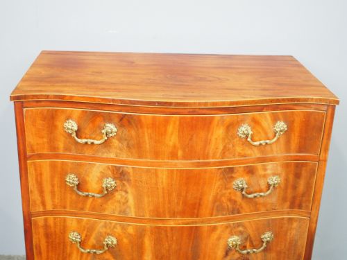 HEPPLEWHITE STYLE INLAID MAHOGANY CHEST OF DRAWERS - ADDITIONAL PHOTO 6