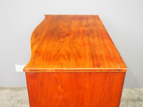 HEPPLEWHITE STYLE INLAID MAHOGANY CHEST OF DRAWERS - ADDITIONAL PHOTO 9