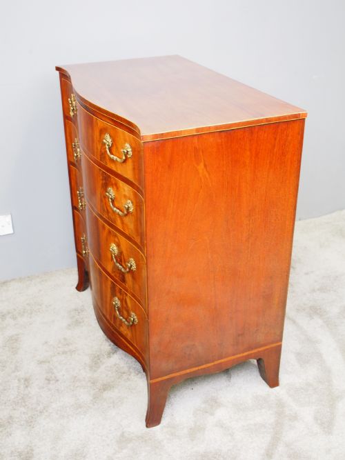 HEPPLEWHITE STYLE INLAID MAHOGANY CHEST OF DRAWERS - ADDITIONAL PHOTO 10