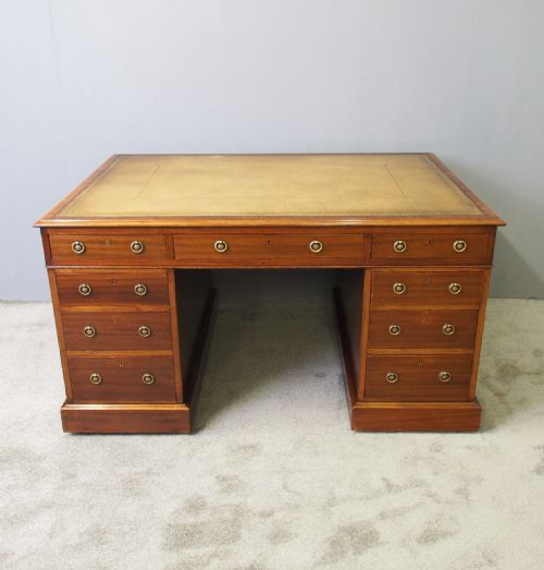 Early 19th Century Mahogany Partners Desk