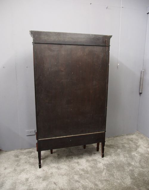 SHERATON STYLE INLAID AND PAINTED DISPLAY CABINET - ADDITIONAL PHOTO 15