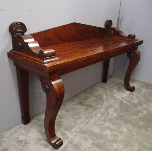 SCOTTISH MAHOGANY SERVING TABLE IN MANNER OF JAMES MEIN OF KELSO - ADDITIONAL PHOTO 1