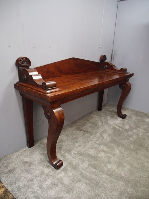 SCOTTISH MAHOGANY SERVING TABLE IN MANNER OF JAMES MEIN OF KELSO - ADDITIONAL PHOTO 2