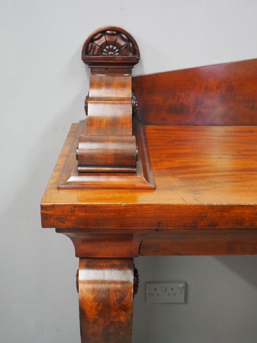 SCOTTISH MAHOGANY SERVING TABLE IN MANNER OF JAMES MEIN OF KELSO - ADDITIONAL PHOTO 5