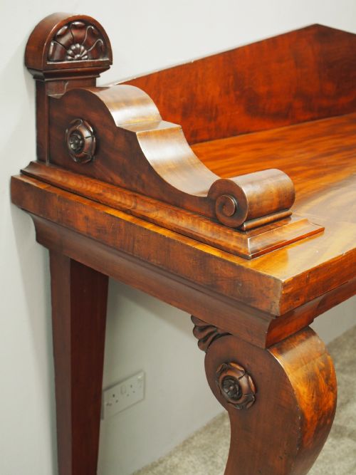 SCOTTISH MAHOGANY SERVING TABLE IN MANNER OF JAMES MEIN OF KELSO - ADDITIONAL PHOTO 9