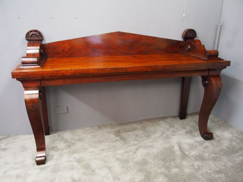 SCOTTISH MAHOGANY SERVING TABLE IN MANNER OF JAMES MEIN OF KELSO - ADDITIONAL PHOTO 11