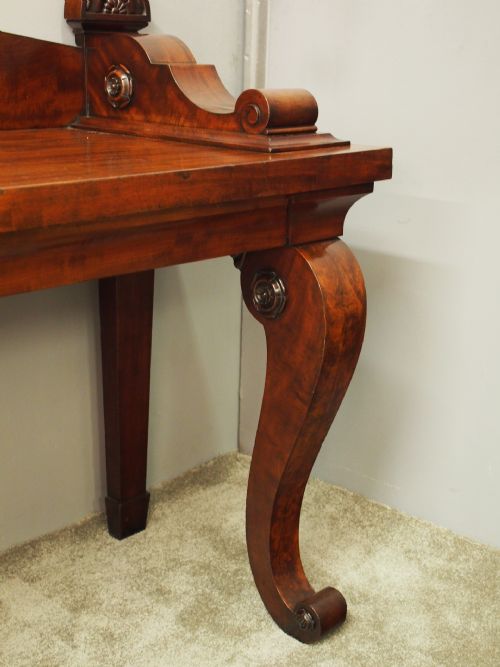 SCOTTISH MAHOGANY SERVING TABLE IN MANNER OF JAMES MEIN OF KELSO - ADDITIONAL PHOTO 12