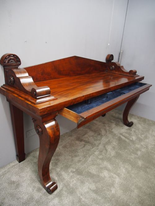 SCOTTISH MAHOGANY SERVING TABLE IN MANNER OF JAMES MEIN OF KELSO - ADDITIONAL PHOTO 14