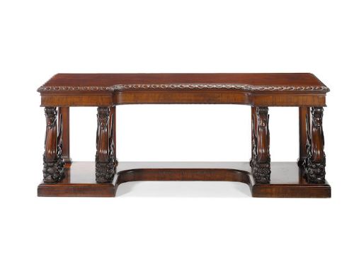 fig 1. William IV Mahogany Serving Table in the manner of William and Gibton of Dublin