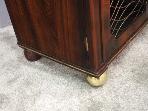 REGENCY ROSEWOOD SECRETAIRE CHIFFONIER - ADDITIONAL PHOTO 11