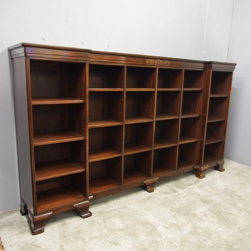 Large Mahogany Bookcase by Whytock and Reid
