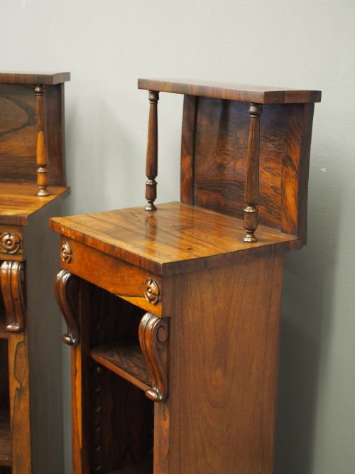 PAIR OF GEORGE IV ROSEWOOD BOOKCASES - ADDITIONAL PHOTO 2