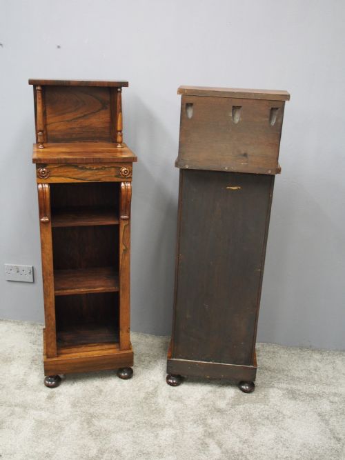 PAIR OF GEORGE IV ROSEWOOD BOOKCASES - ADDITIONAL PHOTO 7