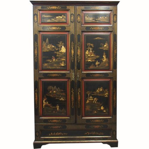 Chinoiserie 2 Door Wardrobe