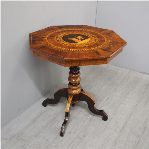 Italian Inlaid Occasional Table
