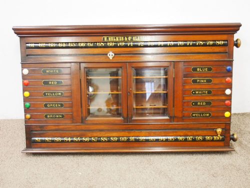 MAHOGANY SCOREBOARD BY H NELMAS AND CO GLASGOW - ADDITIONAL PHOTO 3