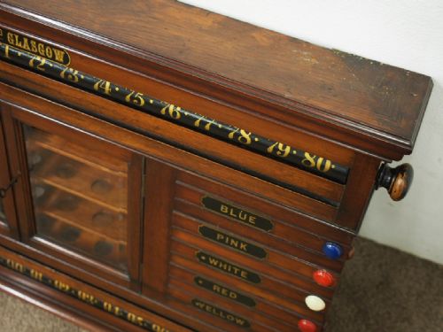 MAHOGANY SCOREBOARD BY H NELMAS AND CO GLASGOW - ADDITIONAL PHOTO 7