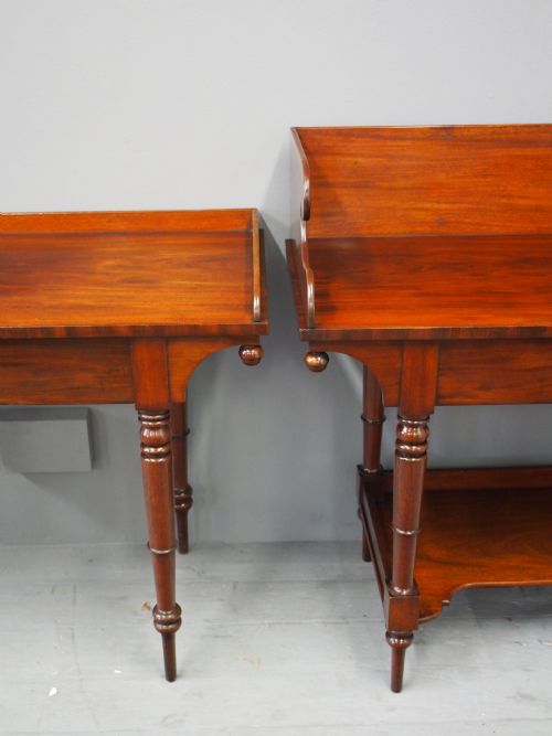 MATCHED PAIR OF A WASH STAND AND WRITING TABLE - ADDITIONAL PHOTO 5
