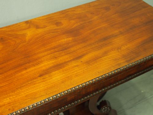 REGENCY MAHOGANY TEA TABLE BY WILLIAM TROTTER - ADDITIONAL PHOTO 4