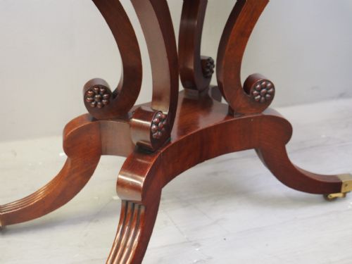 REGENCY MAHOGANY TEA TABLE BY WILLIAM TROTTER - ADDITIONAL PHOTO 11
