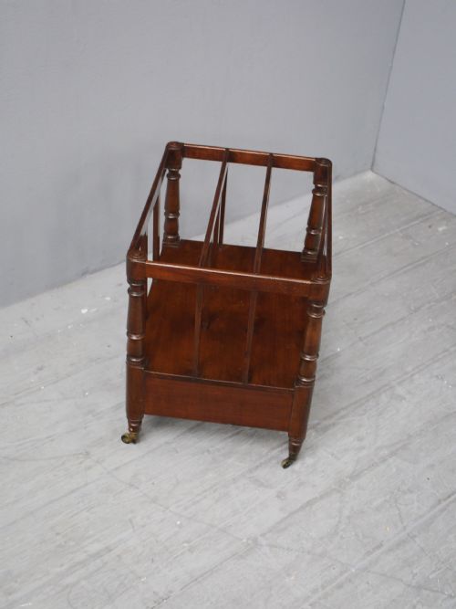 GEORGE III MAHOGANY CANTERBURY - ADDITIONAL PHOTO 5
