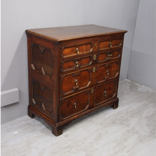 Charles II English Oak Chest of Drawers