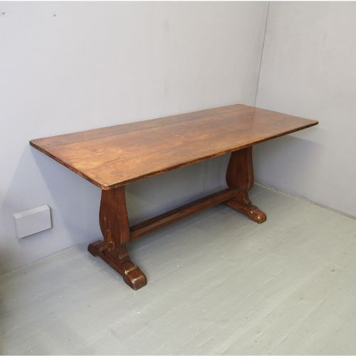 Gothic Style Oak Refectory Table