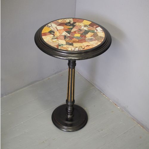 Italian Specimen Marble Table
