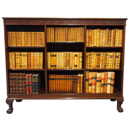Georgian Style Mahogany Open Bookcase