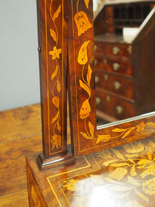 DUTCH MARQUETRY TOILET MIRROR - ADDITIONAL PHOTO 9