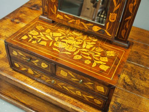 DUTCH MARQUETRY TOILET MIRROR - ADDITIONAL PHOTO 10