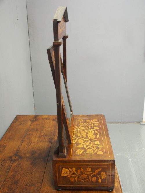 DUTCH MARQUETRY TOILET MIRROR - ADDITIONAL PHOTO 13
