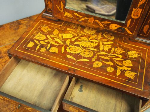 DUTCH MARQUETRY TOILET MIRROR - ADDITIONAL PHOTO 16