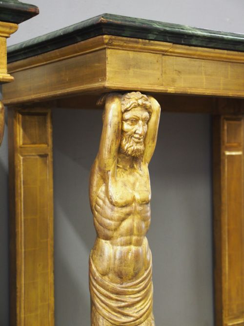 PAIR OF CENTAUR DESIGN CONSOLE TABLES - ADDITIONAL PHOTO 8