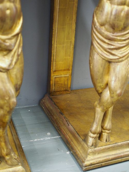PAIR OF CENTAUR DESIGN CONSOLE TABLES - ADDITIONAL PHOTO 10