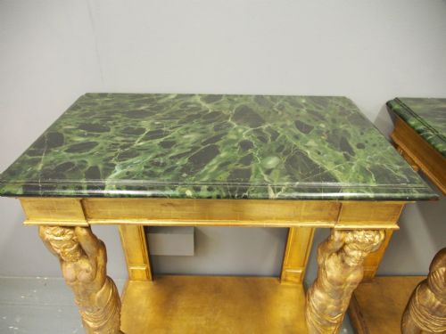 PAIR OF CENTAUR DESIGN CONSOLE TABLES - ADDITIONAL PHOTO 11