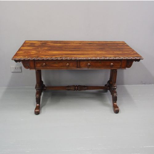 George IV Rosewood Library Table