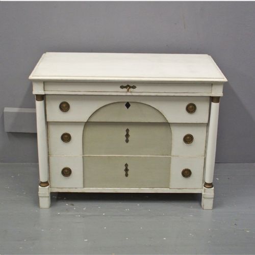 Swedish Empire Style Painted Chest of Drawers