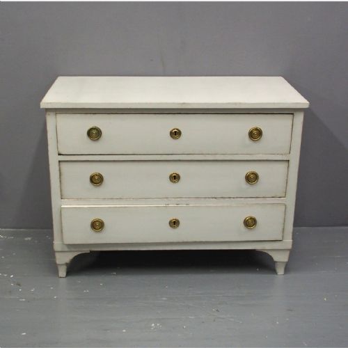 Swedish Empire Style Painted Chest of Drawers